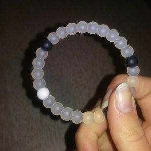 White and black lokai bracelet